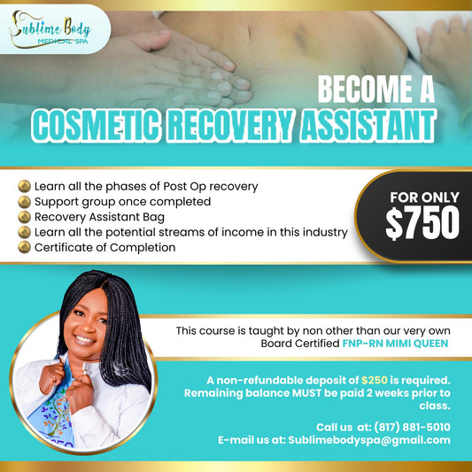 COSMETIC RECOVERY ASISTANT TRAINING